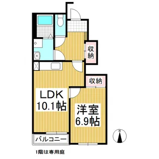 エル・ガーデン【1階】の間取り