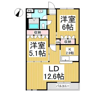 DL.South・WaveⅡ【2階】の間取り