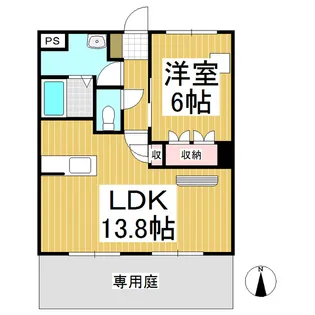 LR.South・Wave【2階】の間取り