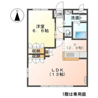 グリーンオアシス・K【1階】の間取り