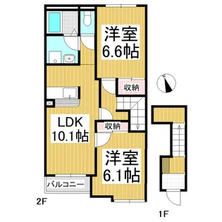 グランティス【2階】の間取り