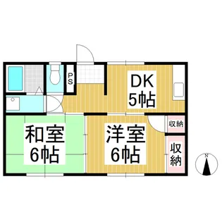 オレンジペコ【202号室】の間取り