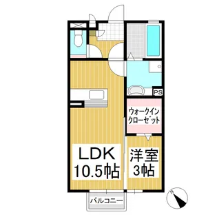 アザレアガーデン【2階】の間取り