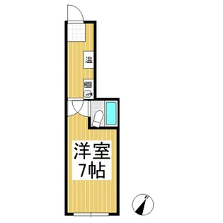 コーポ泉平【2階】の間取り