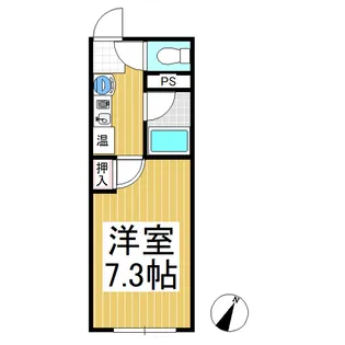 コーポ泉平【102号室】の間取り