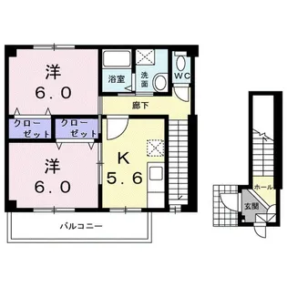 トード・エル・ムンド【2階】の間取り