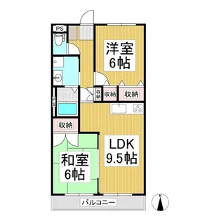 レジデンス天神【205号室】の間取り