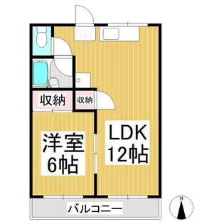 メゾン・ド・ショコラ【103号室】の間取り