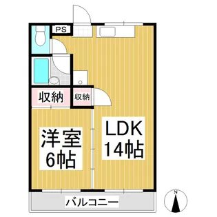 メゾン・ド・ショコラ【202号室】の間取り