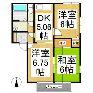 フレグランス・プルミエール1【102号室】の間取り