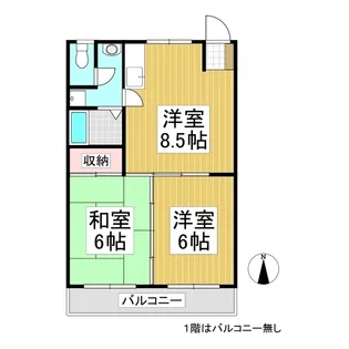 メゾン野沢【302号室】の間取り