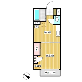 グリーンゲーブル【1階】の間取り