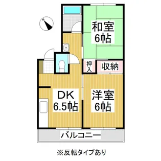 ユリナレジデンス【A-1号室】の間取り
