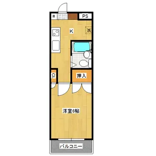 クロストーン【408号室】の間取り