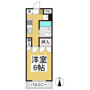 クロストーン【306号室】の間取り