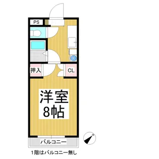 ファミーユ宮ノ前【405号室】の間取り