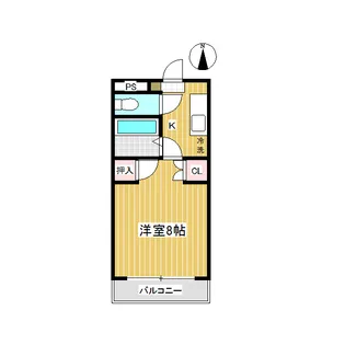 ファミーユ宮ノ前【302号室】の間取り