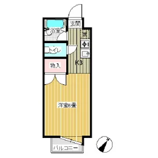 メゾン天神堂【303号室】の間取り