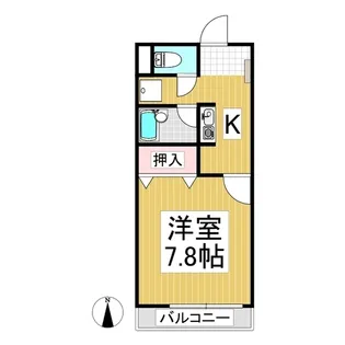 アーバンライフ豊里【105号室】の間取り