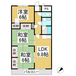 アーバンライフ豊里【101号室】の間取り
