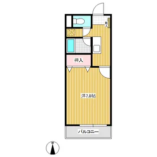 アーバンライフ豊里【307号室】の間取り