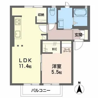 コーポサンシャイン【1階】の間取り