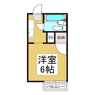 フレグランス中沢【201号室】の間取り