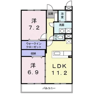 パインプラザ【3階】の間取り