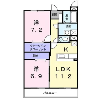 パインプラザ【3階】の間取り