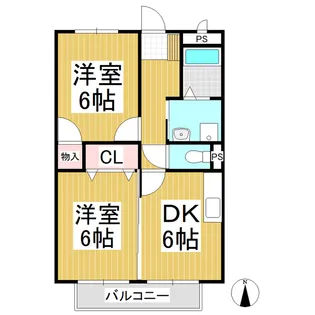 Surplusかもん【1階】の間取り