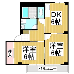 Surplus弥生雛【2階】の間取り