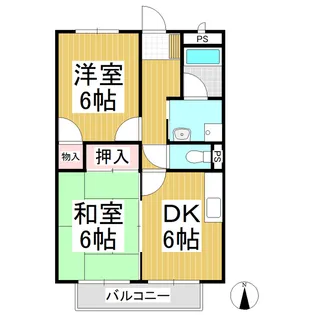 Surplus Two芝間【1階】の間取り