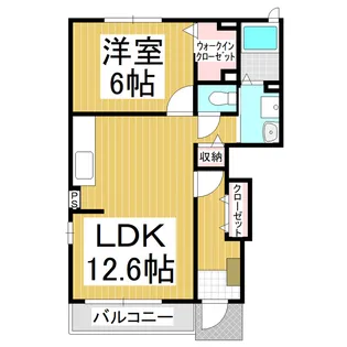 ミドルC【101号室】の間取り