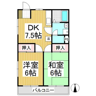 KMレジデンス【202号室】の間取り