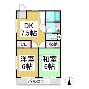 KMレジデンス【202号室】の間取り