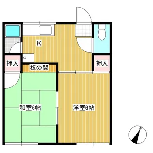 2Kの間取り画像