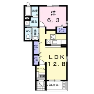 レジェンド・アイ【104号室】の間取り