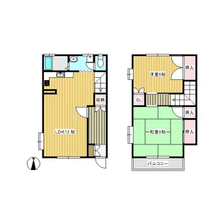 長野県佐久市猿久保【テラスハウス】の間取り