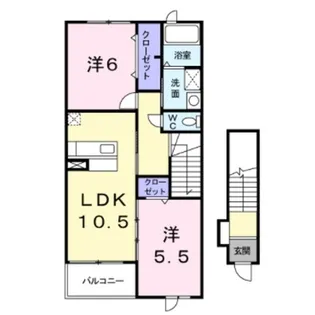 あずさ【2階】の間取り