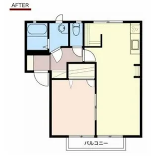 コマバハイムB【202号室】の間取り