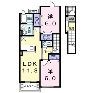 N.H.SEISEN A【2階】の間取り