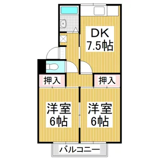 ベル・コーポ【101号室】の間取り