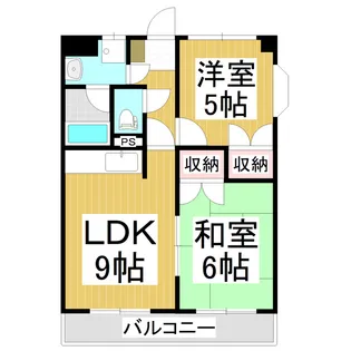 マンションあやとり【201号室】の間取り