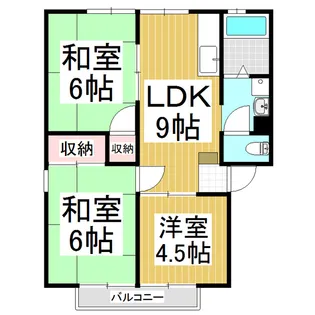 サンシティ中御所【103号室】の間取り
