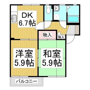 フォーレスAI【2階】の間取り