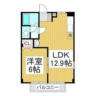 ハイム・ロジュマンA/B【2階】の間取り