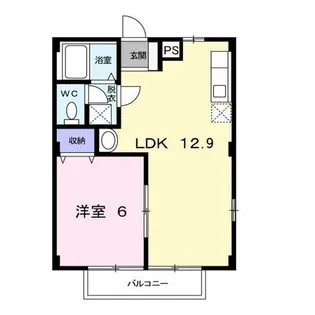 ハイム・ロジュマンA/B【A201号室】の間取り