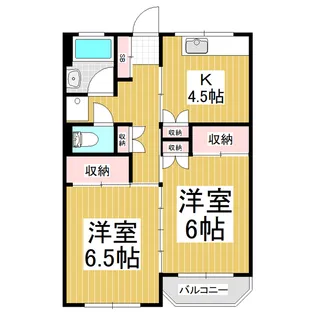 マンション大桐【C-2号室】の間取り