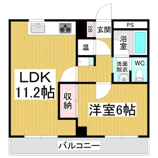 マンションシエスタ【3階】の間取り