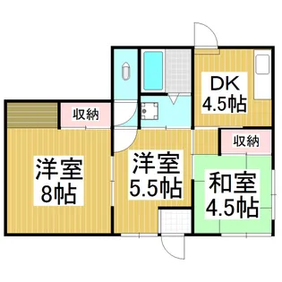 森下アパート【A号室】の間取り